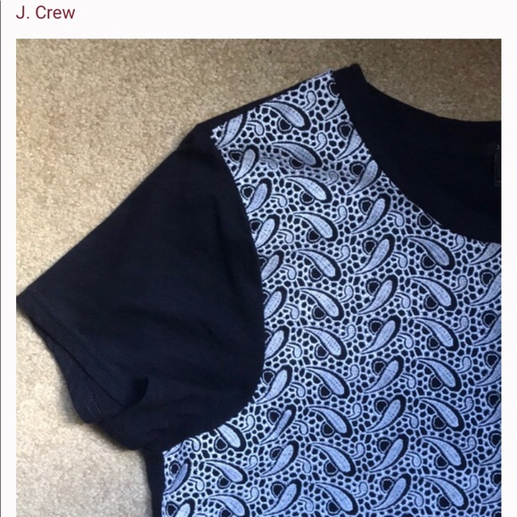 J. Crew embroidered tee! - Picture 3 of 5